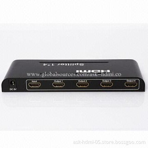 1.3V HDMI Splitter 1 X 4, Supports 3D and CEC